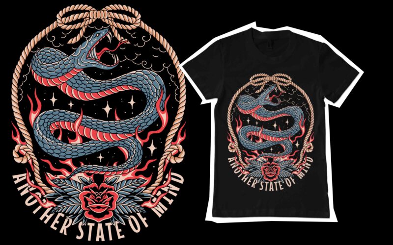 Another state of mind t-shirt design