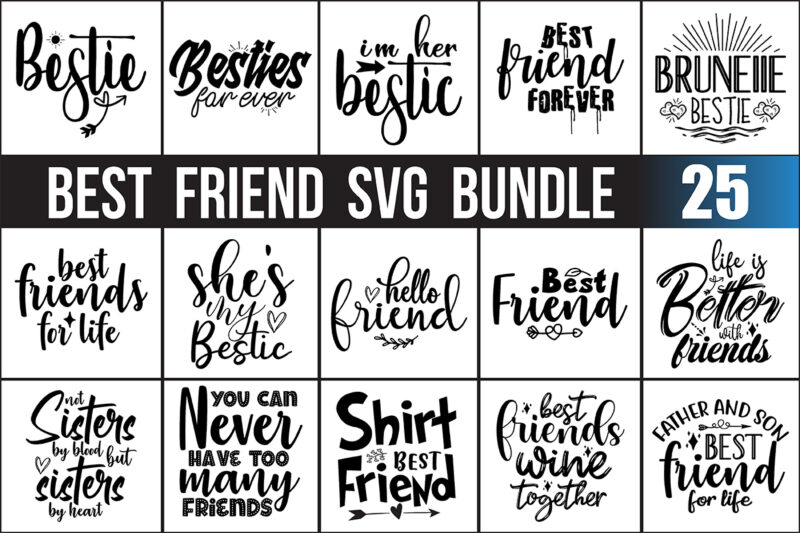Best Friends SVG Bundle