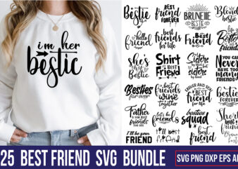 Best Friends SVG Bundle t shirt template