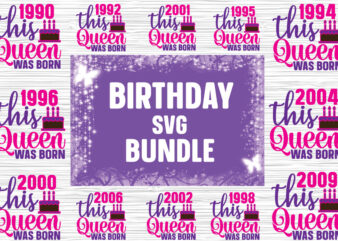 Birthday SVG Bundle