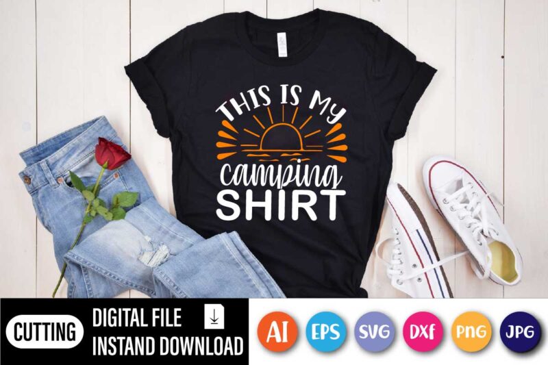 This Is My camping Shirt, Funny Camping Shirt, Hoodie, Camping Gift, This is My Camping Shirt, Summer Vacation, Lake Shirt, Unisex