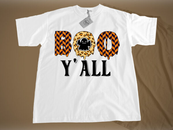 Boo y’ all sublimation t shirt template