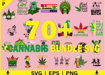 Weed Leaf SVG Bundle, Marijuana SVG, 420 weed SVG, Cannabis svg for cricut, cannabis leaf tshirt design