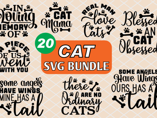 Cat svg bundle t shirt vector file
