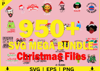 950 Christmas SVG Bundle, Winter svg, Santa SVG, Holiday, Merry Christmas, Christmas Bundle, Funny Christmas Shirt, Christmas tshirt Design