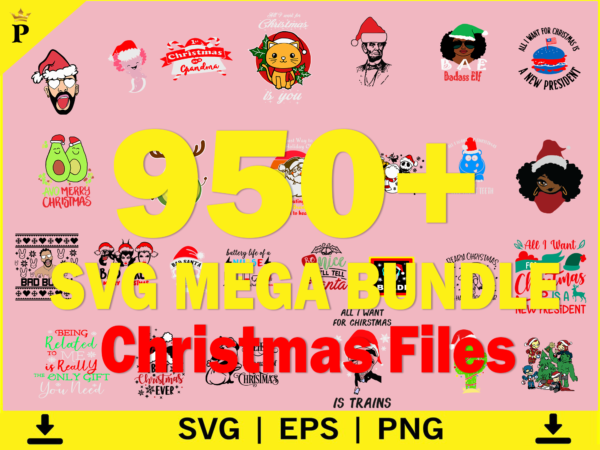 950 christmas svg bundle, winter svg, santa svg, holiday, merry christmas, christmas bundle, funny christmas shirt, christmas tshirt design