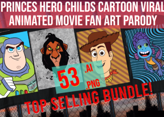 Princess Hero Childs Cartoon Viral Animated Movie Fan Art Parody