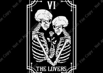 The Lovers Tarot Card Occult Goth Halloween Gothic Svg, Tarot Halloween Svg, Halloween Svg, Halloween Booooks Svg, Ghost Reading Svg, Boo Read Books Library Svg, Halloween Svg, Boo Books Svg,