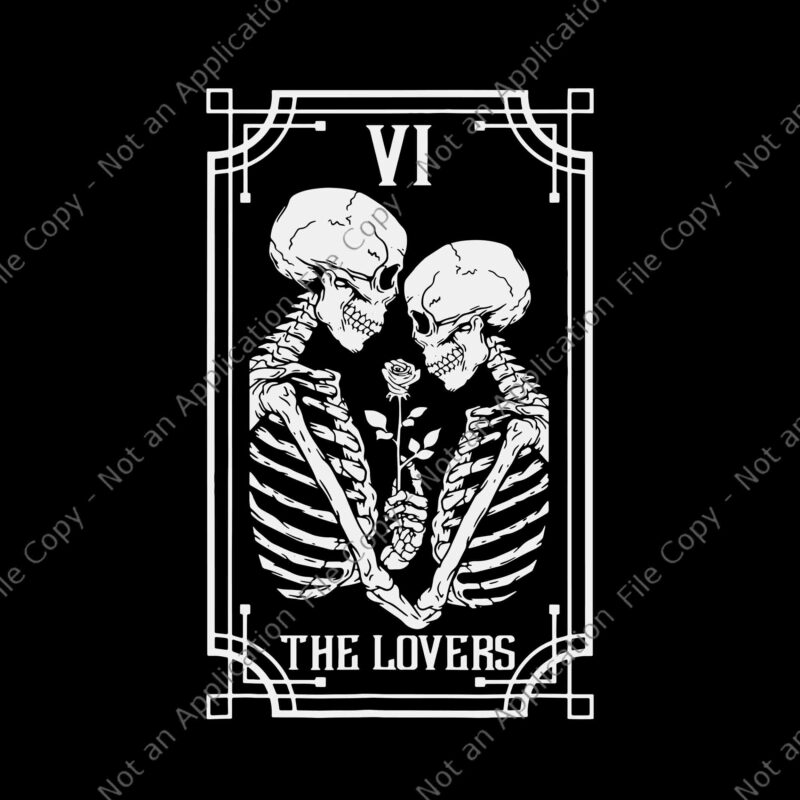 The Lovers Tarot Card Occult Goth Halloween Gothic Svg, Tarot Halloween Svg, Halloween Svg, Halloween Booooks Svg, Ghost Reading Svg, Boo Read Books Library Svg, Halloween Svg, Boo Books Svg,