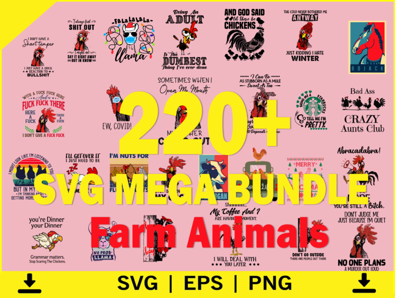 Mega Bundle 7000+ Files SVG PNG DXF EPS, Giga Bundle Tshirt Design, funny, camping, adventure, surfing, beach, urban street wear, fishing, quotes, slogans, typography, illustration, cartoon, animal, svg, png