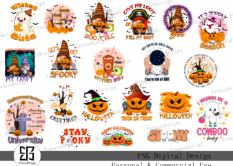 Happy Halloween Sublimation Bundle Tshirt Design