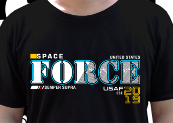 Space Force Us Military T shirt Design, Veteran t shirt designs, Military t shirt designs Svg, Soldier t shirt design Png