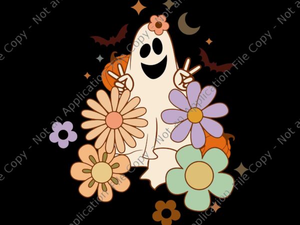 Gnoovy halloween colors flower ghost sketch svg, gnoovy halloween svg, ghost svg, halloween svg, ch ch ch meow meow meow scary halloween cat svg,ch ch ch meow meow meow svg, t shirt design template