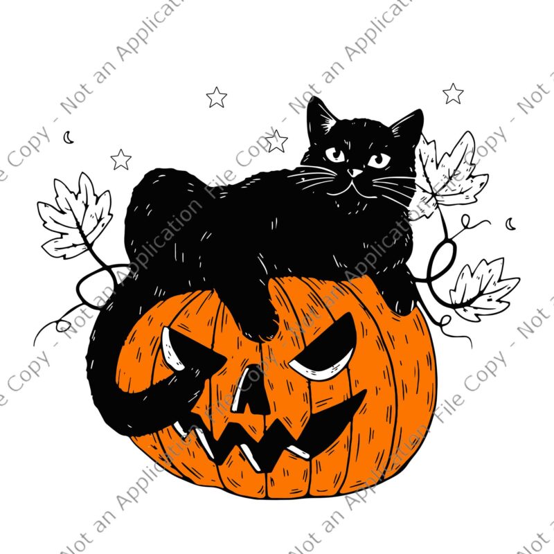 Pumpkin Black Cat Halloween Costume Scary Witch Fall Season Svg, Pumpkin Halloween Svg, Black Cat Halloween Svg, Halloween Svg, Howdy Pumpkin Rodeo Western Country Fall Southern Halloween Svg, Howdy Pumpkin