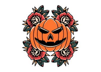 halloween rose oldschool graphic t shirt