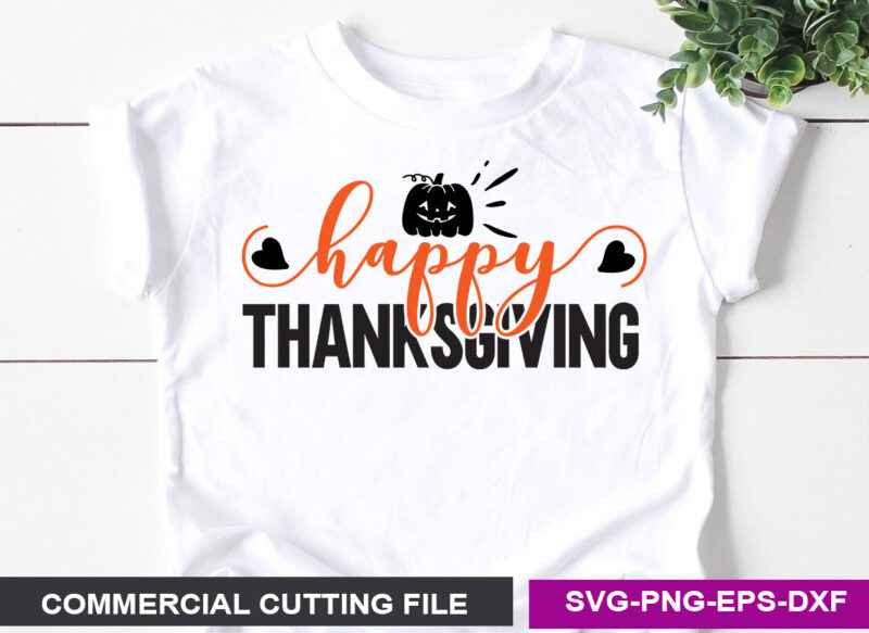 Happy thanksgiving SVG