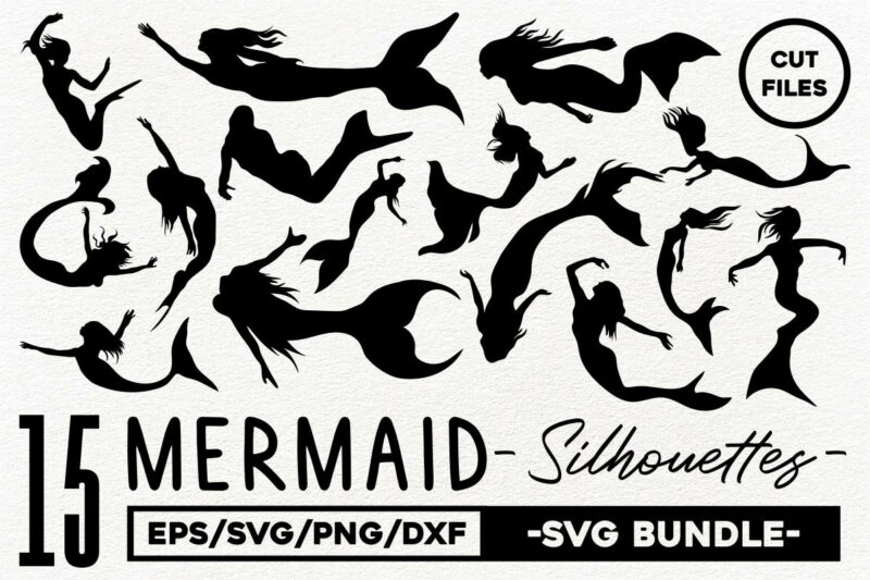 Clipart SVG Mega Bundle, Black and White Clipart, Silhouettes Clipart SVG