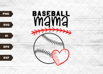 Baseball SVG, Baseball Mama SVG, Baseball Mom SVG Design, Baseball Sublimation Design Transfer, Sports SVG, Summer SVG, Retro Baseball SVG