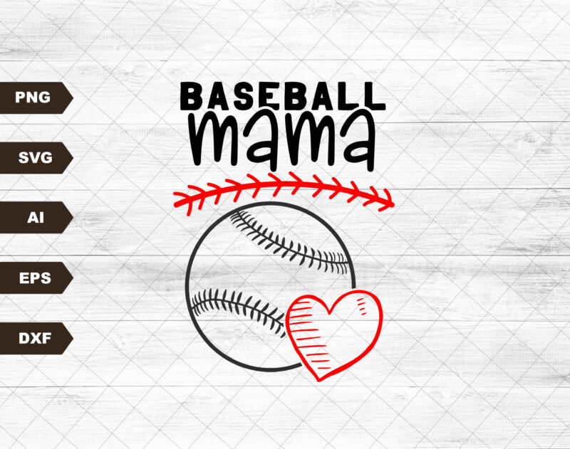 Baseball SVG, Baseball Mama SVG, Baseball Mom SVG Design, Baseball Sublimation Design Transfer, Sports SVG, Summer SVG, Retro Baseball SVG