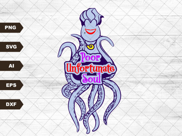 Ursula svgs. villain’s. cricut cut files. custom t-shirts. poor souls. little mermaid svgs.