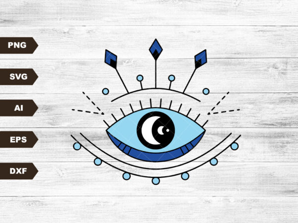 Evil eye svg, png, jpg humsa svg cutfiles vector clipart