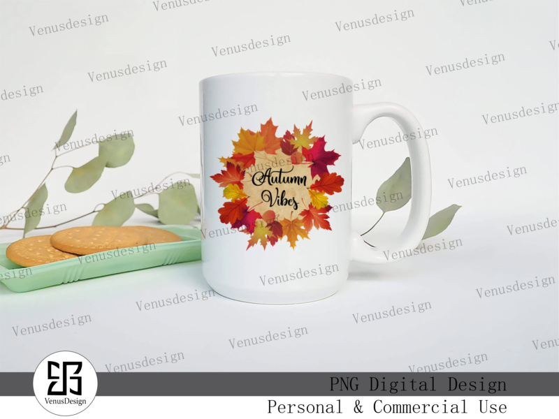 Autumn Vibes Letter Sublimation, Tshirt Design