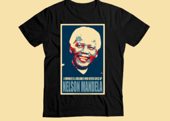 nelson Mandela t-shirt design