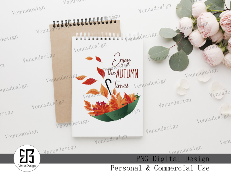 Enjoy The Autumn Times Sublimation, Tshirt Design