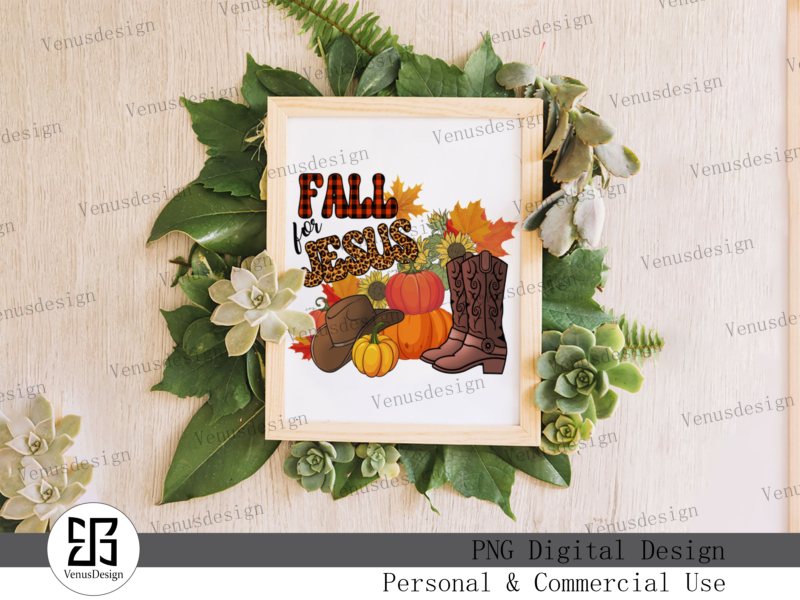 Fall For Jesus Fall Sublimation Download Tshirt Design