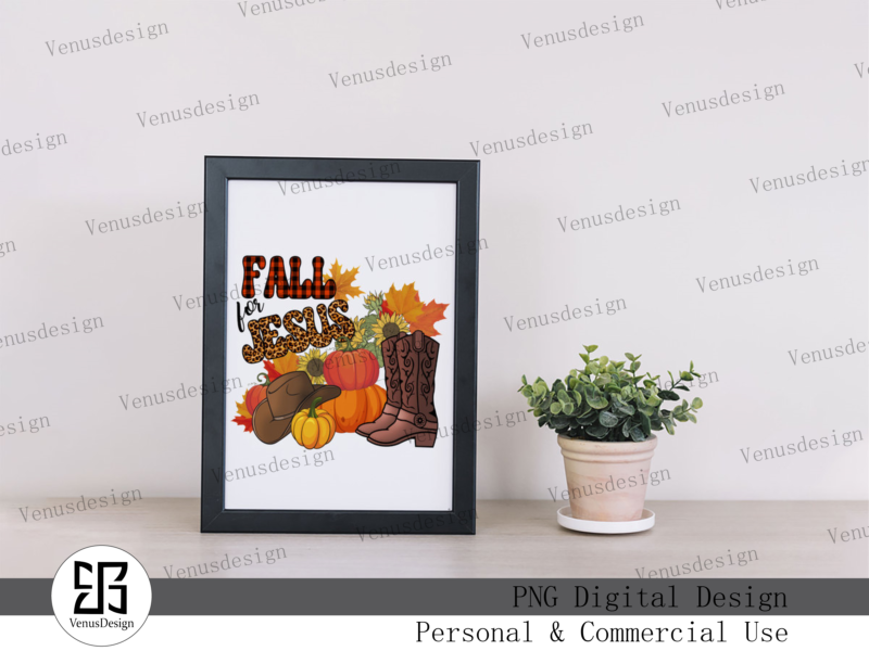 Fall For Jesus Fall Sublimation Download Tshirt Design