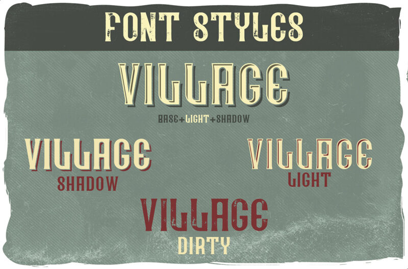 Village font