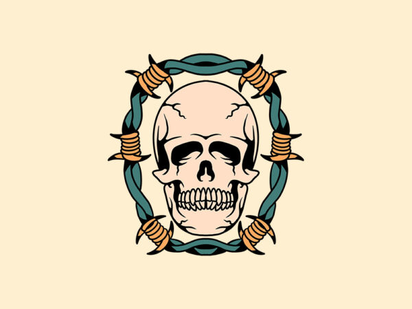 Rebel skull t shirt design online