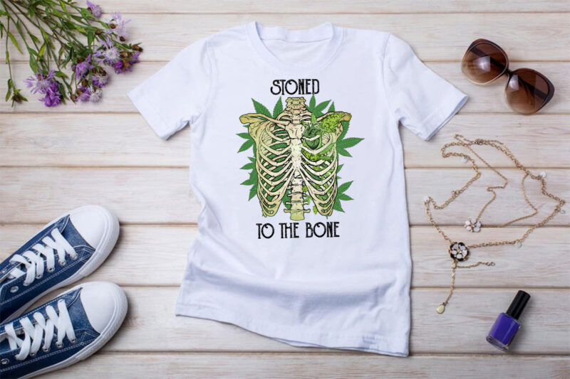 Skeleton And Plants Sublimation Bundle For Tshirt Design