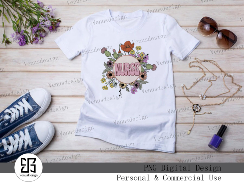 Nurse Bundle Sublimation Tshirt Design