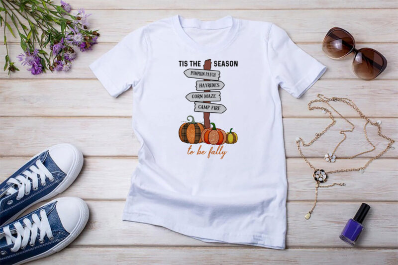 Happy Fall Sublimation Bundle Tshirt Design