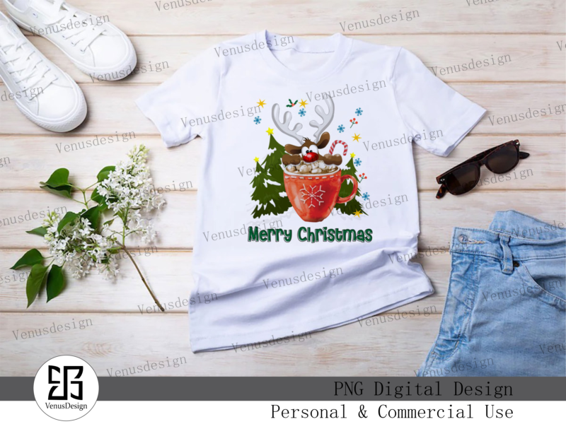 Merry Xmas Sublimation Bundle Tshirt Design