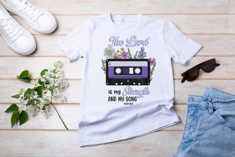 Retro Wildflower Sublimation Bundle Tshirt Design