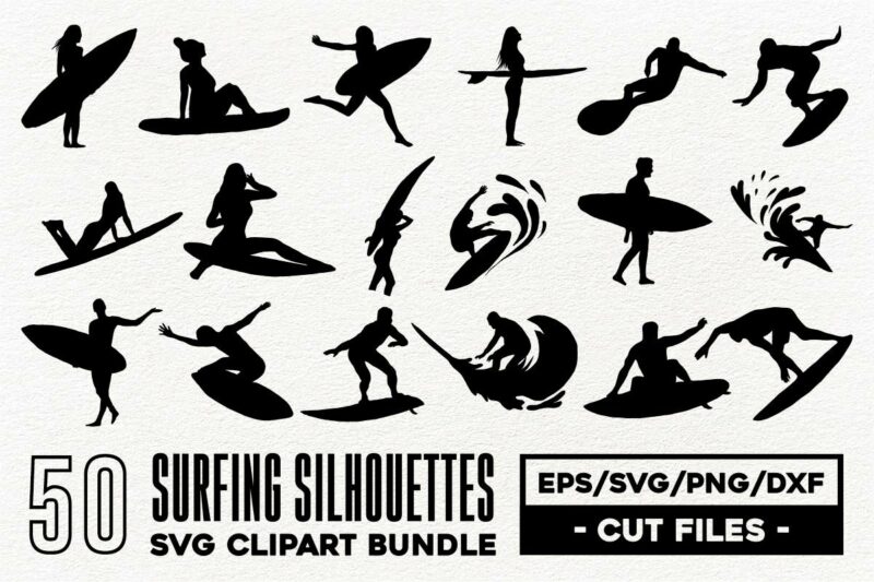 Clipart SVG Mega Bundle, Black and White Clipart, Silhouettes Clipart SVG