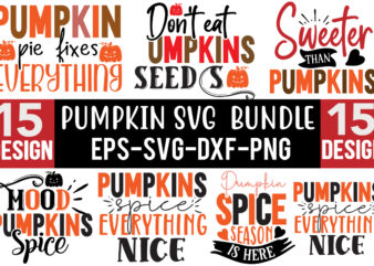 Pumpkin Design SVG Bundle