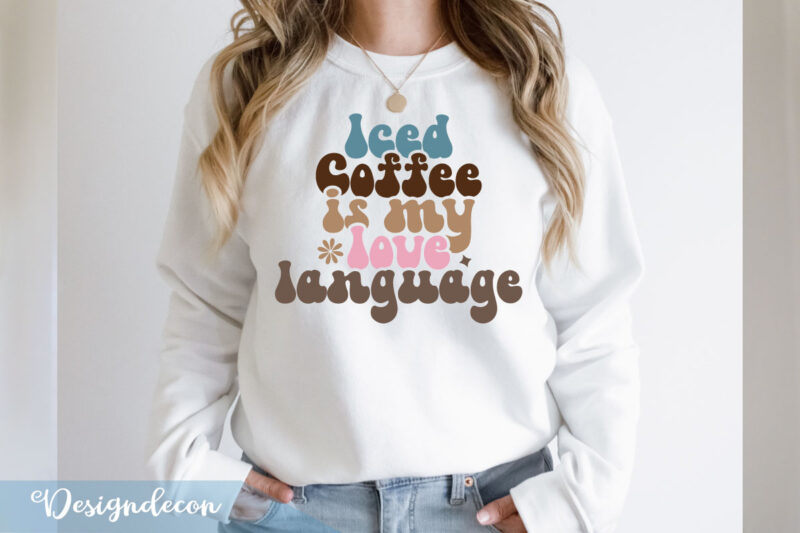 Retro Coffee PNG Sublimation T-shirt Designs Bundle