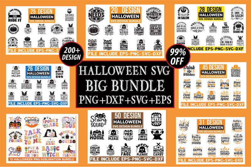 Halloween SVG Big Bundle