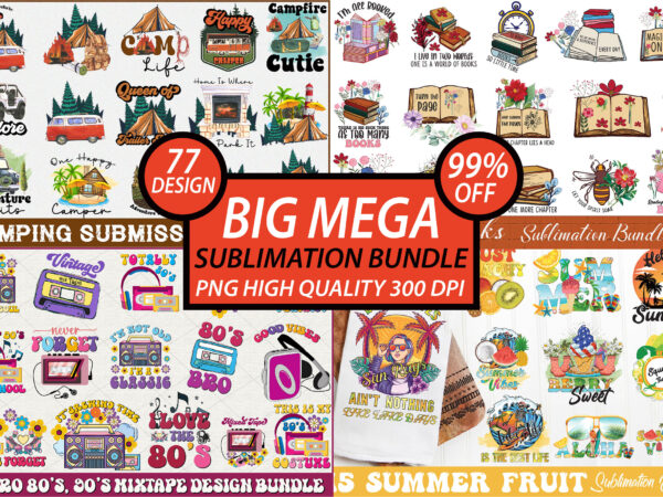Big mega sublimation bundle t shirt template
