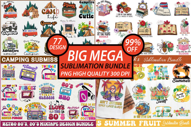 Big Mega Sublimation Bundle