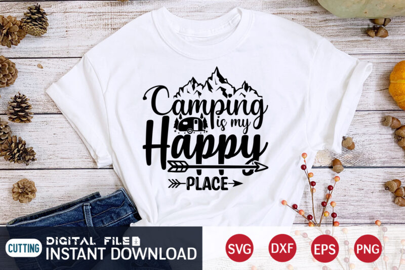 Camping svg bundle t shirt designs for sale