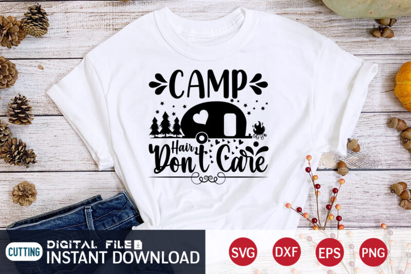 Camping svg bundle t shirt designs for sale