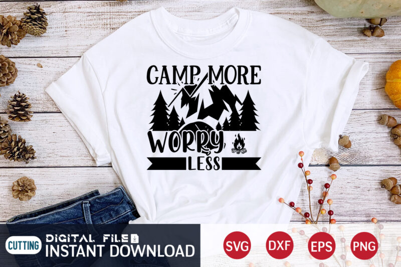 Camping svg bundle t shirt designs for sale