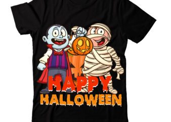 Happy Halloween T-shirt Design,Halloween t-shirt design , halloween graphic t-shirt design , halloween t-shirt design bundle,halloween t-shirt design bundle, halloween t-shirt bundle, halloween bundle, halloween couple bundle, couple png svg,me