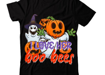 I Love Her Boo Bees T-shirt Design,Witce please T-shirt Design,Witch please t-shirt design,halloween t-shirt design , halloween graphic t-shirt design , halloween t-shirt bundle,halloween mega t-shirt bundle,halloween t-shirt bundle,homeschool svg