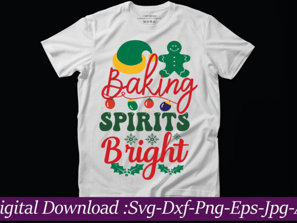 Baking spirits bright svg cut file,christmas svg bundle,christmas svg design, christmas png,sublimation designs,winter svg,holiday svg,digital download,christmas svg cut file,christmas svg, , christmas rainbow svg bundle, christmas png, winter svg, kids