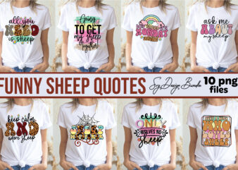 funny sheep quotes SVG Design Bundle